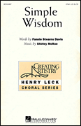 Simple Wisdom Two-Part choral sheet music cover